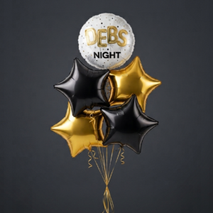 DEBS set of 5 foil balloons