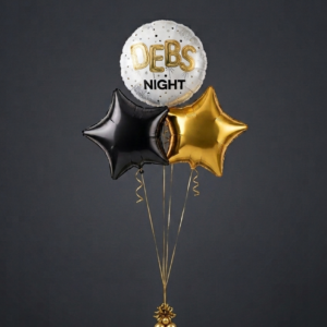 DEBS set of 3 foil balloons