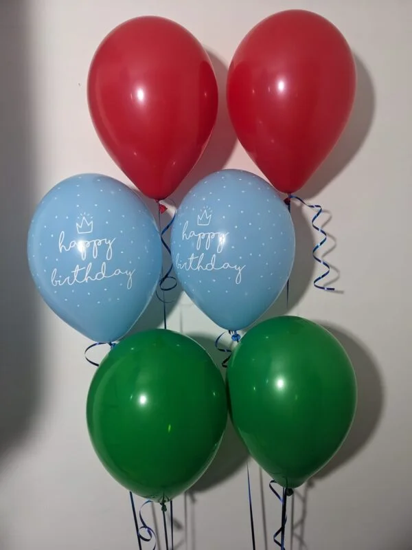 Customizable Hi-Float Helium Balloon Trio with Weight - Image 3