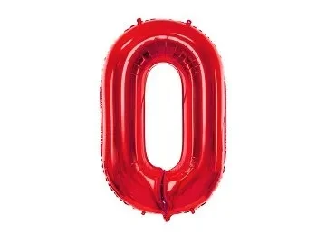 Number Balloon  - Red