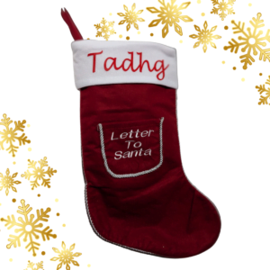 Personalize Christmas socks