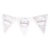 Pink On Your Christening Paper Flag Bunting Foil Stamped - Image 2