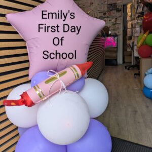 Back to School Personalized ( Collection only) Pink Standing Deco