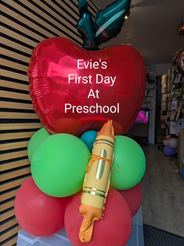 Back to School Personalized ( Collection only) Apple Standing Deco