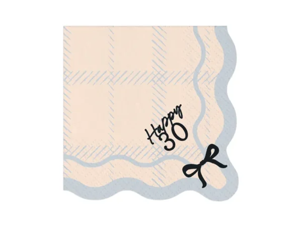 Happy 30 Napkins, 33x33 cm