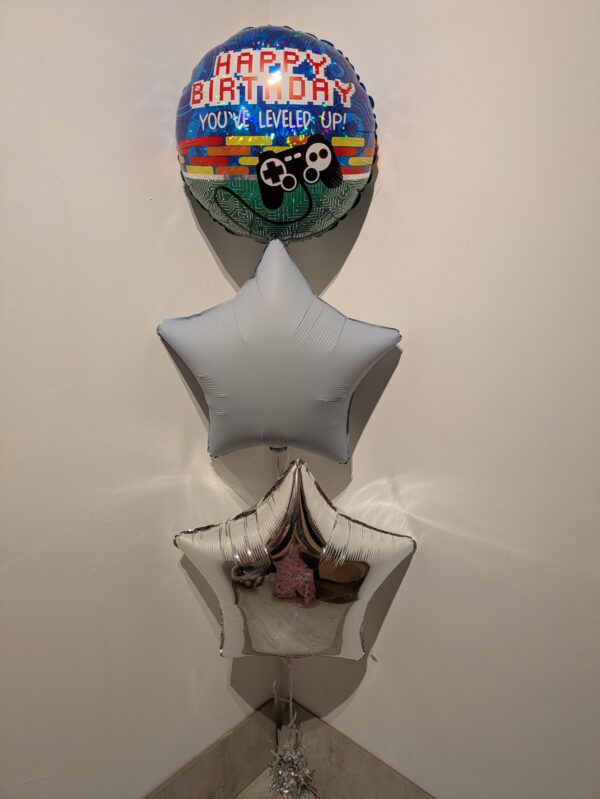 Happy Birthday GAMING Foil Balloon Bunch - Image 2