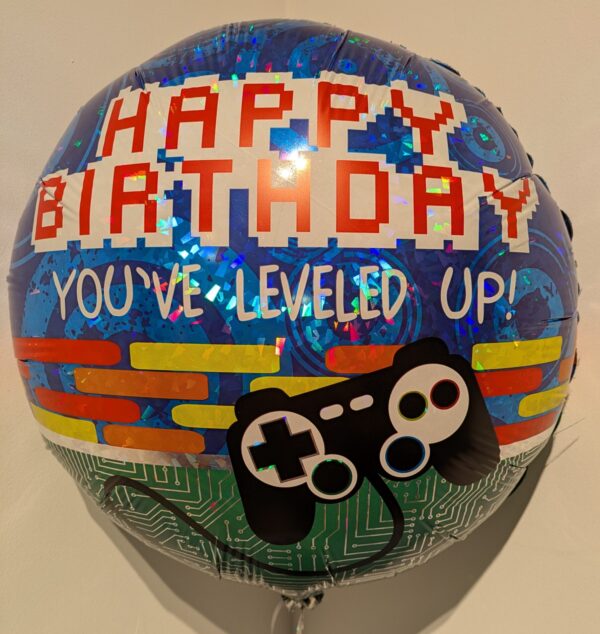Happy Birthday GAMING Foil Balloon Bunch