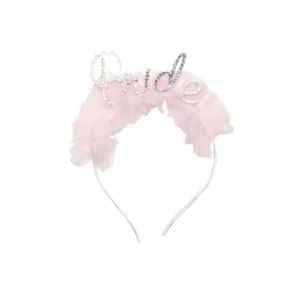 Bride headband with frill, 17.5 x 18 cm