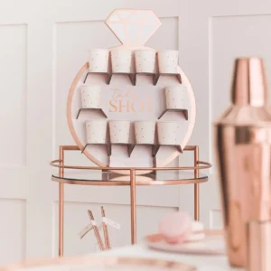 Ginger Ray Rose Gold Hen Party Drinks Shot Wall