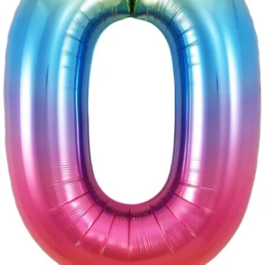 Number Balloon  - Rainbow