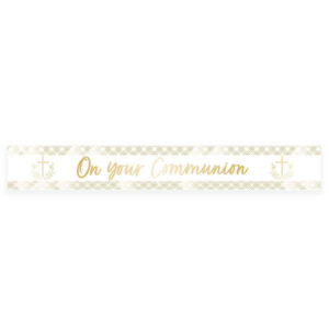 Communion Foil Banner gold