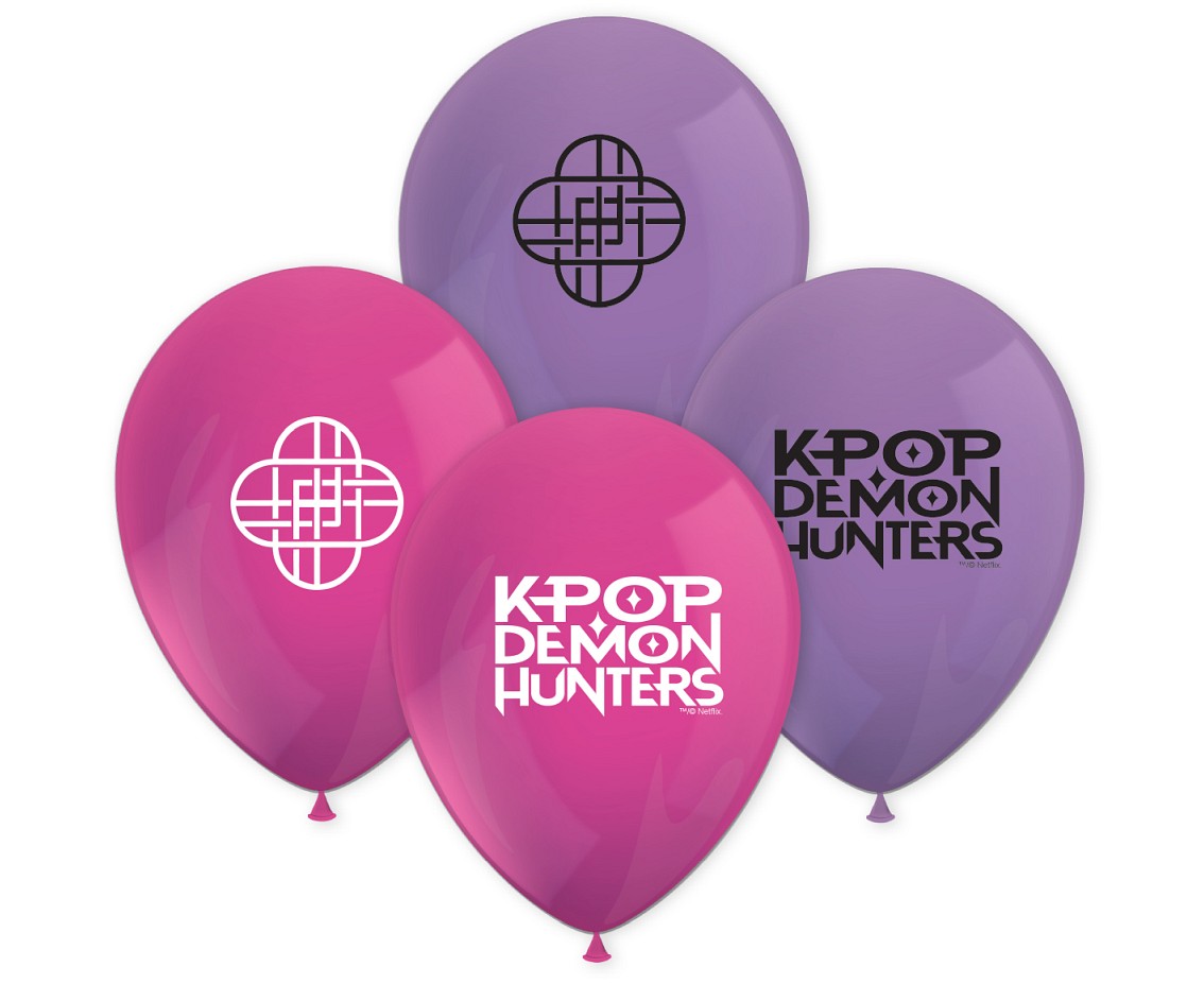 Balloons K-POP DEMON HUNTERS pink, purple